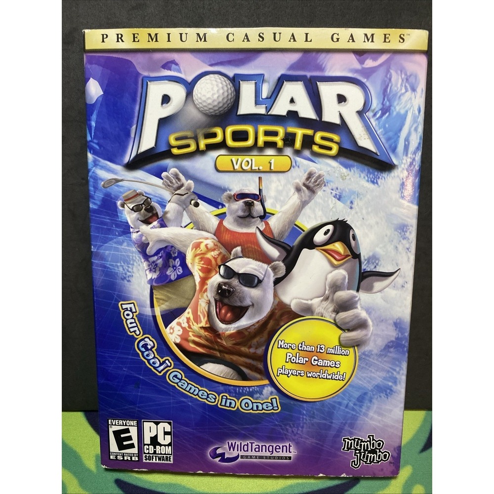 Polar Sports Volume 1 PC Video Game CD-ROM Windows Vista/XP Mumbo Jumbo Games